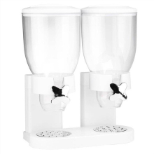 Distributeur de Céréales HI Duo Blanc 2 x 3,5 L