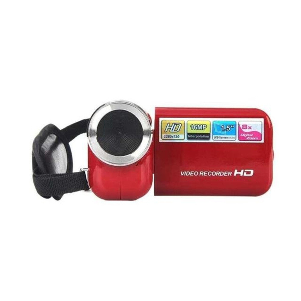 1.5 Inch 16 Million Pixel Hd Handheld Digital Camera Kids Dv(Red) Red 6913664814521