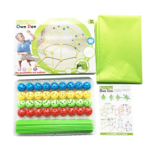 Creative Puzzles 36 Balls 51 Rods, Building Toy for Kids - with Camp