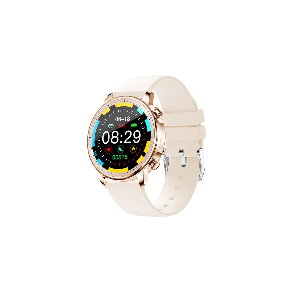 Colmi V23 Smartwatch Full Touch Fitness Tracker Ip67 Waterproof Blood Pressure Bluetooth Watch Rose Gold 766261512453