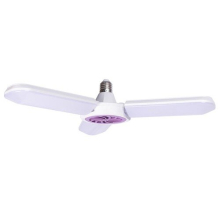 Three Blades 45W Multifunctional LED Folding Mosquito Killer Lamp 6500K White Light Illumination Anti-mosquito - White