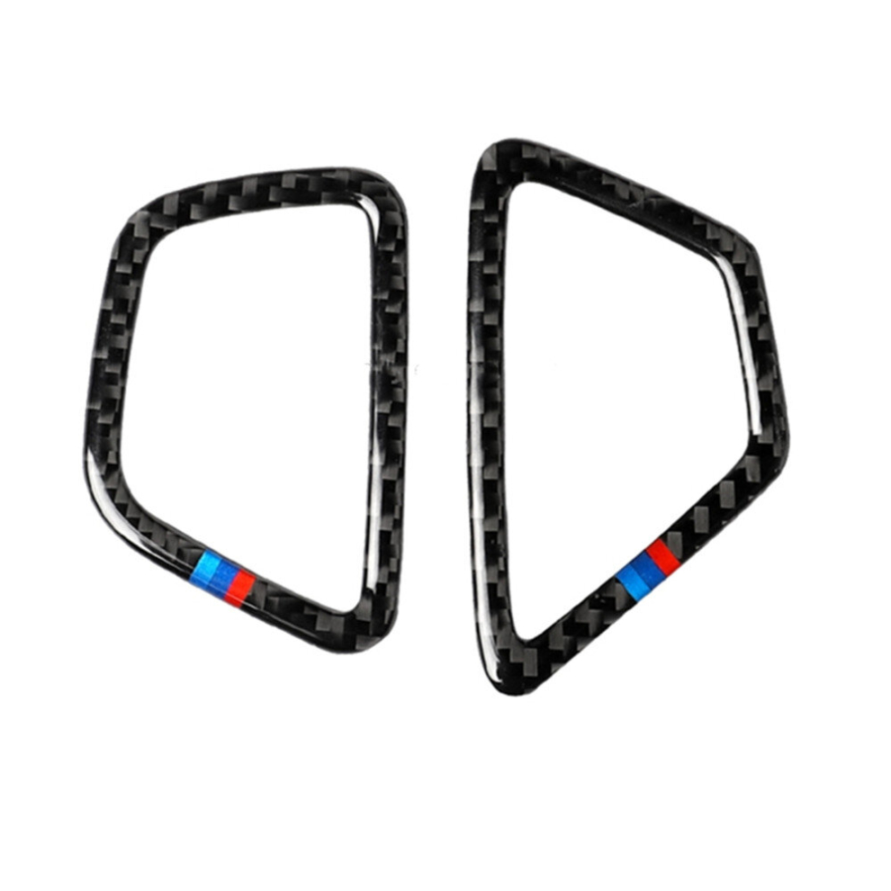 Car Tricolor Carbon Fiber Instrument Air Vent Frame Decorative Sticker For Bmw 5 Series G38 528Li / 530Li / 540Li 2018 Light 6913664852059