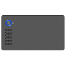 A15 Pen Tablet 10x6inch 12 Shortcut Keys Support Windows Android Mac Linux for Professional Designer - Blue