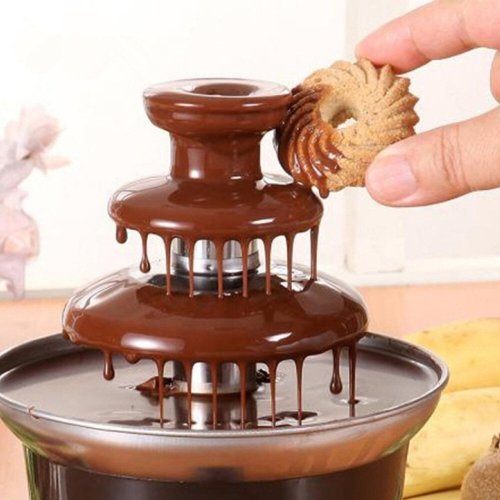 Mini Fountain Creative Design Chocolate Heating Fondue Machine 1