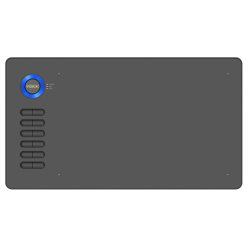 A15 Pen Tablet 10x6inch 12 Shortcut Keys Support Windows Android Mac Linux for Professional Designer - Blue 1