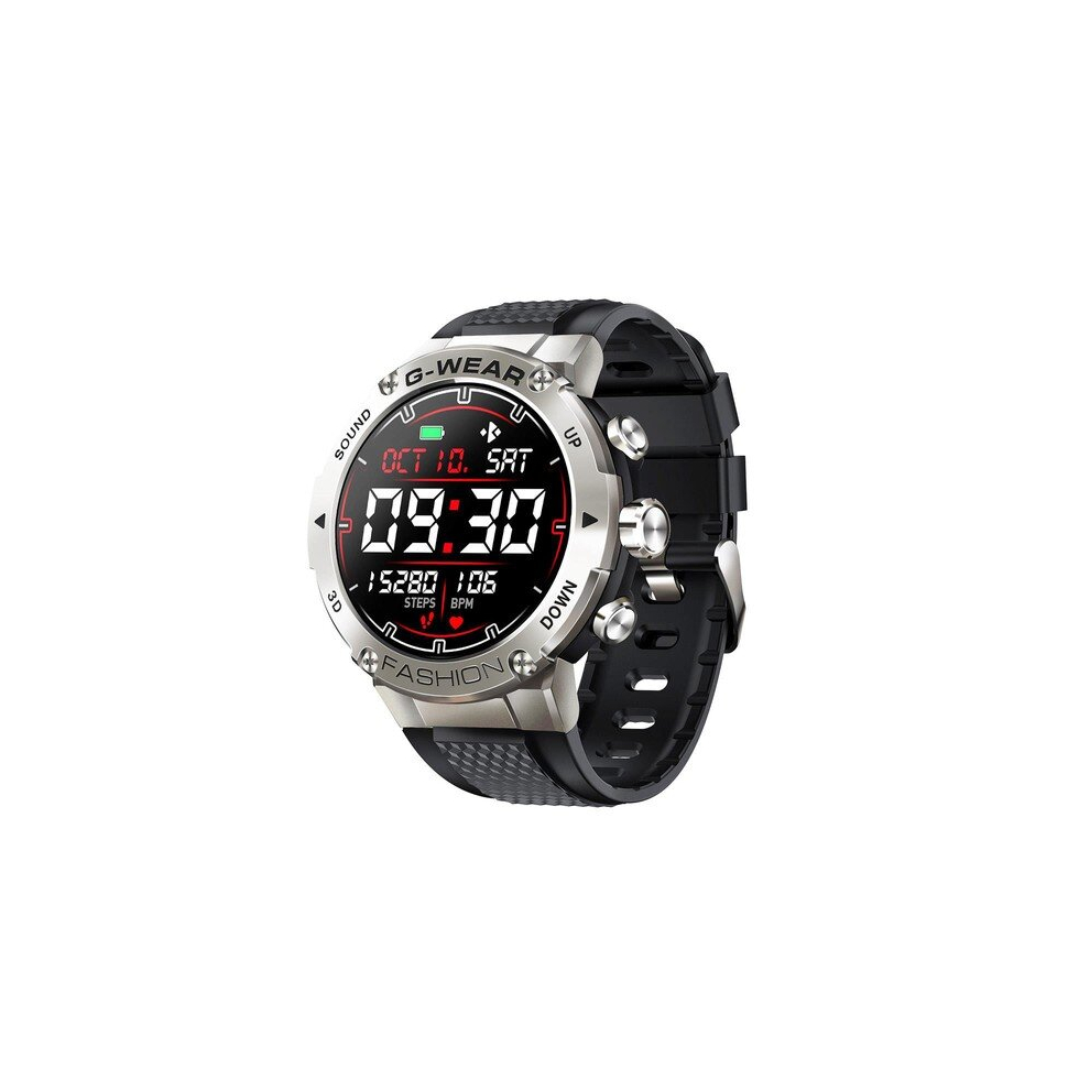 Lemfo K28h Smartwatch 1.32-Inch Ips Clear Full-Touch Screen Men Watch With Bt Call - Silver 766261512590