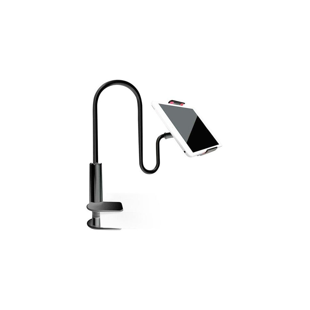 Gooseneck Phone Tablet Holder Flexible Holder For Bed-Lazy Arm 360 Adjustable Clam Bracket Stand 75Cm - Black 766261513788