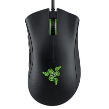 Razer DeathAdder Essential Optische Gaming-Maus in Profiqualität, ergonomisch, 6400 DPI einstellbar (Nylonkabel) – Schwarz
