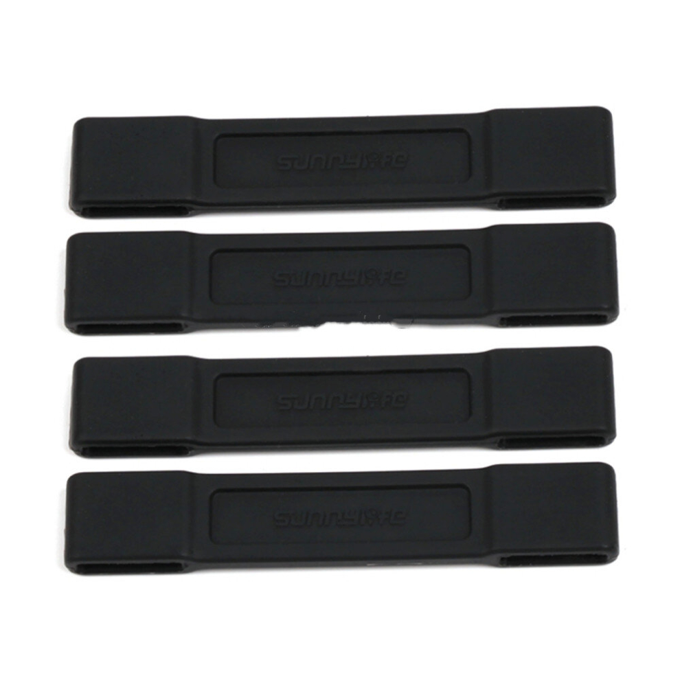 4 Pcs Blade Holder Silicone Fixed Propeller Fixer Guard For Dji Mavic Air(Black) Black 8881471560307