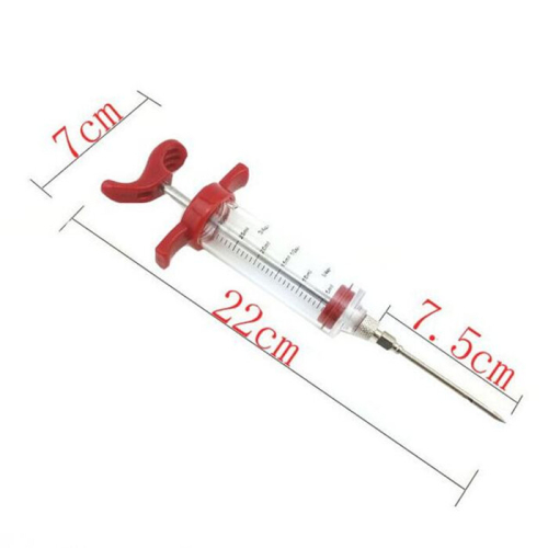 2PCS Creative Kitchen Tools Condiment Syringe Turkey Needle Barbecue Sauce Syringes Cooking Tools 2