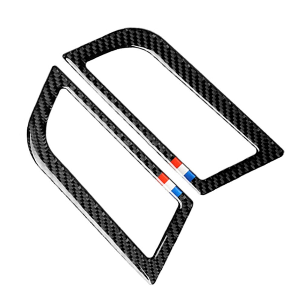 2 Pcs Car Usa Carbon Fiber Side Air Outlet Decorative Sticker For Ford Mustang 2015-2017 Light 6913664852455