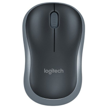 Logitech M185 Office Kabellose Maus, 3 Tasten, 1000 DPI, beidhändiges Design, Schwarz