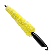 2 Pcs Universal Auto Car Rims Care Tire Wheel Washing Brush Plastic Handle Vehicle Wheel Cleaning Brush Washing Sponge