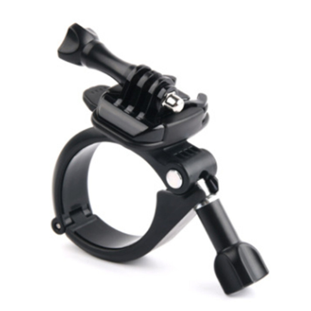 Bicycle Motorcycle Handlebar Fixing Mount For Gopro Xiaoyi And Other Action Cameras(Black) Black 8881471561687