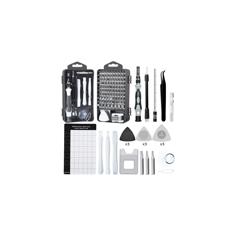 Acgam Computer Repair Kit,122 In 1 Magnetic Laptop Screwdriver Kit, Precision Screwdriver Set, Small Impact Screw Driver 766261513030