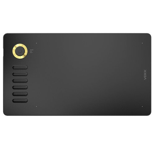 VEIKK A15Pro Drawing Tablet 10x6inch 12 Shortcut Keys Support Windows Android Mac Linux for Professional Drawing - Yellow