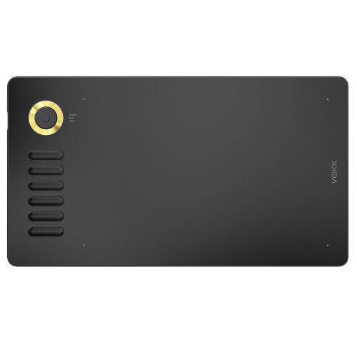VEIKK A15Pro Drawing Tablet 10x6inch 12 Shortcut Keys Support Windows Android Mac Linux for Professional Drawing - Yellow 1