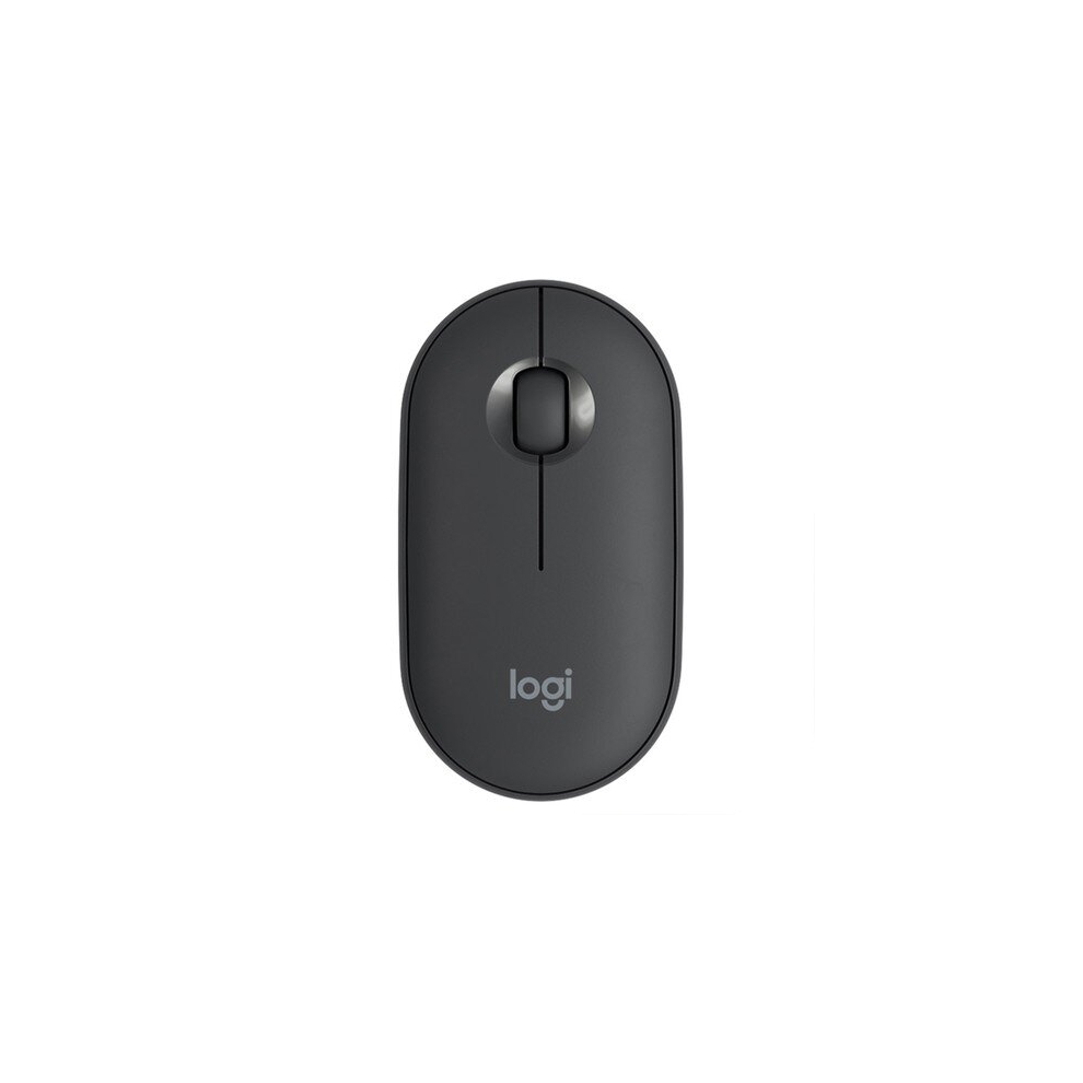 Logitech Pebble Wireless Mouse Bluetooth 2.4Ghz Mute Dual Modes Portable For Pc Laptop - Black 766261508616