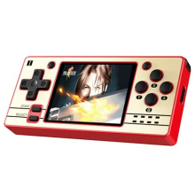 Powkiddy Q20 Mini Handheld Video Game Consoles Open Source Retro 2.4 Inch IPS Screen PS1 Game Player 16GB - Red
