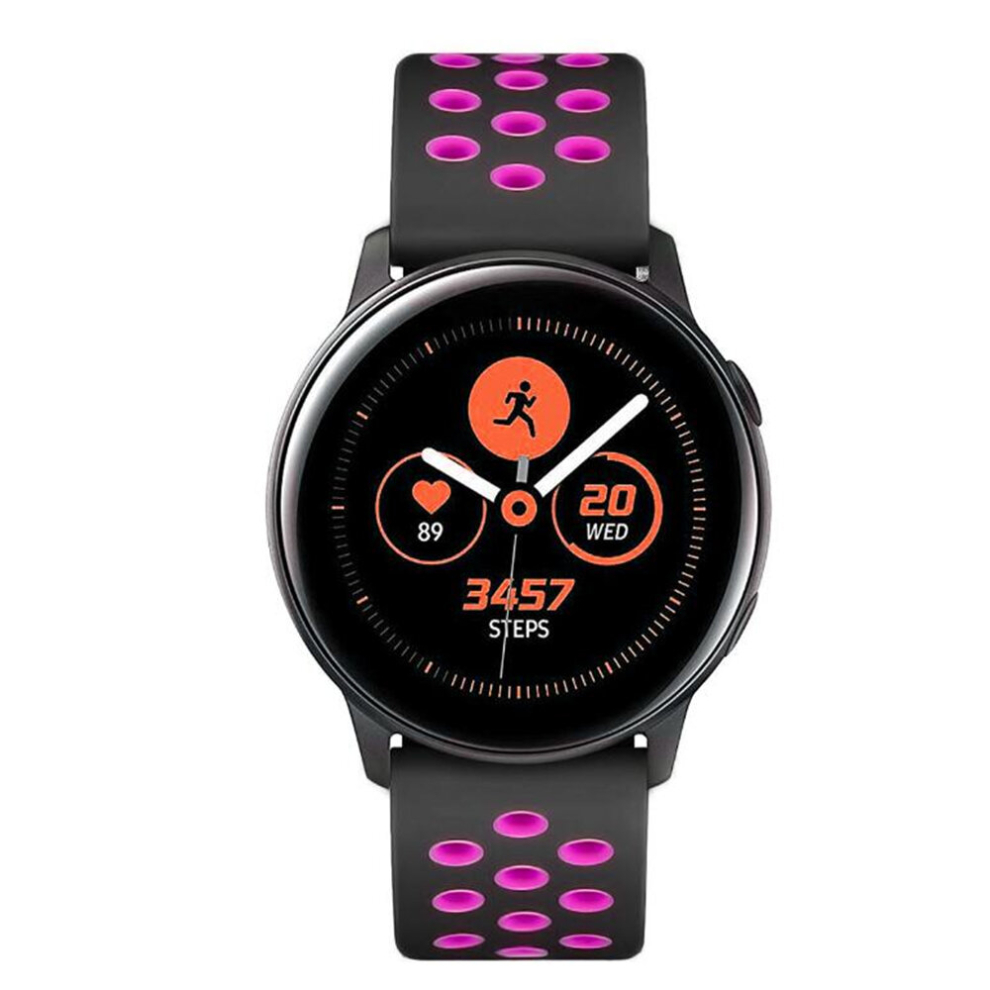 2Pcs Nike Silicone Two Tone Watch Band For Samsung Watch 20Mm Couple Watch Bracelet 766261476595