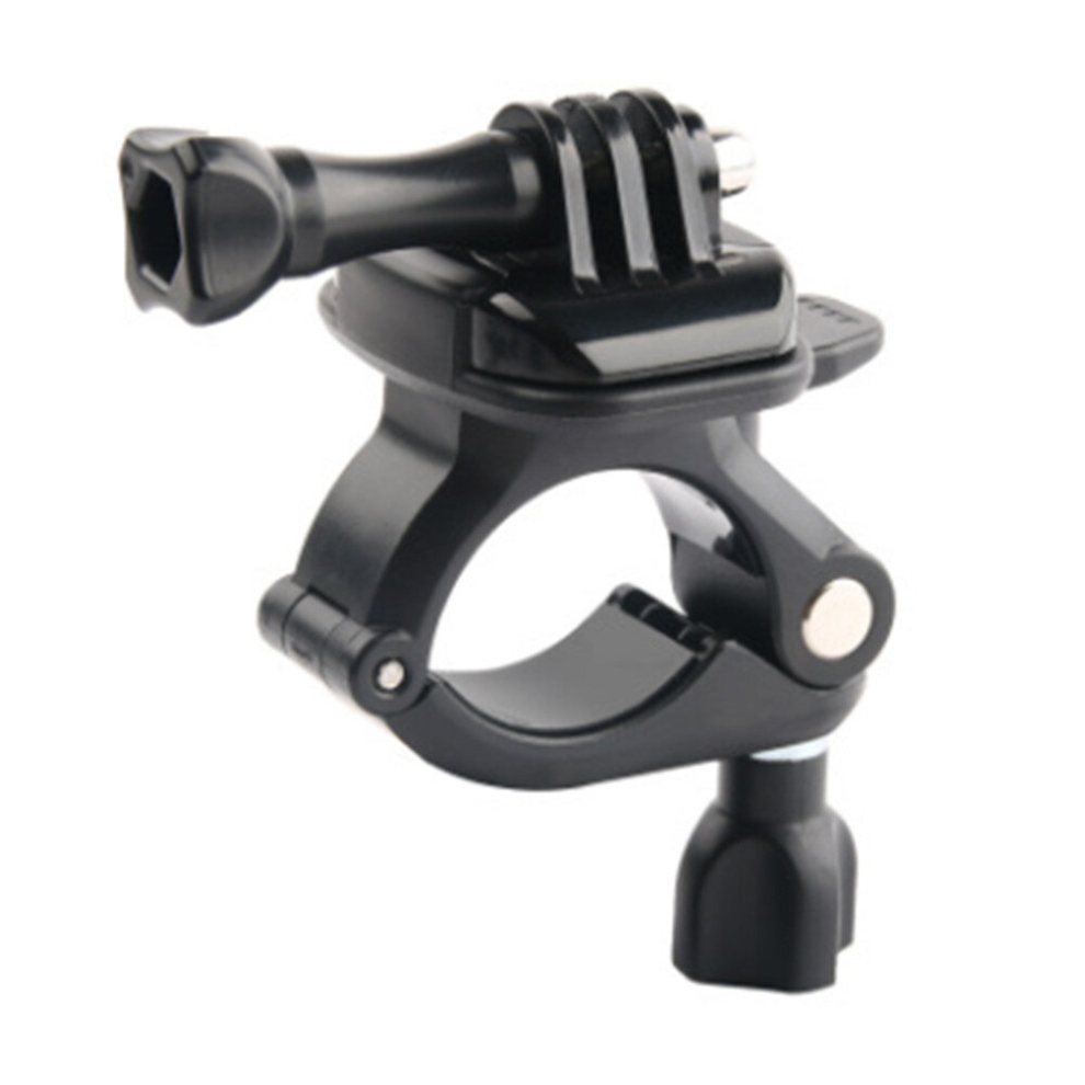 Small Size Bicycle Motorcycle Handlebar Fixing Mount For Gopro Other Action Cameras(Black) Black 8881471560857
