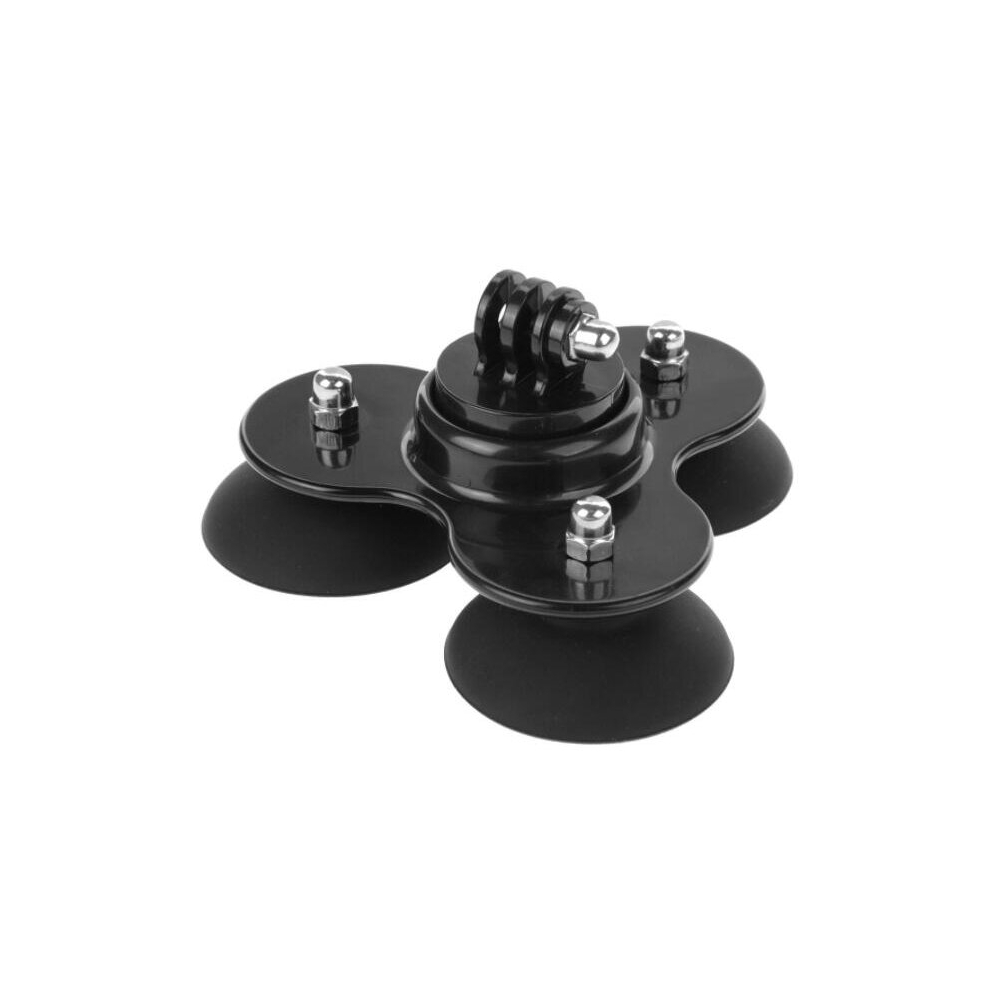 2Pcs Triangle Direction Suction Cup Mount With Tripod Mount + Handle Screw For Gopro Xiaoyi And Other Action Cameras 8881471561281