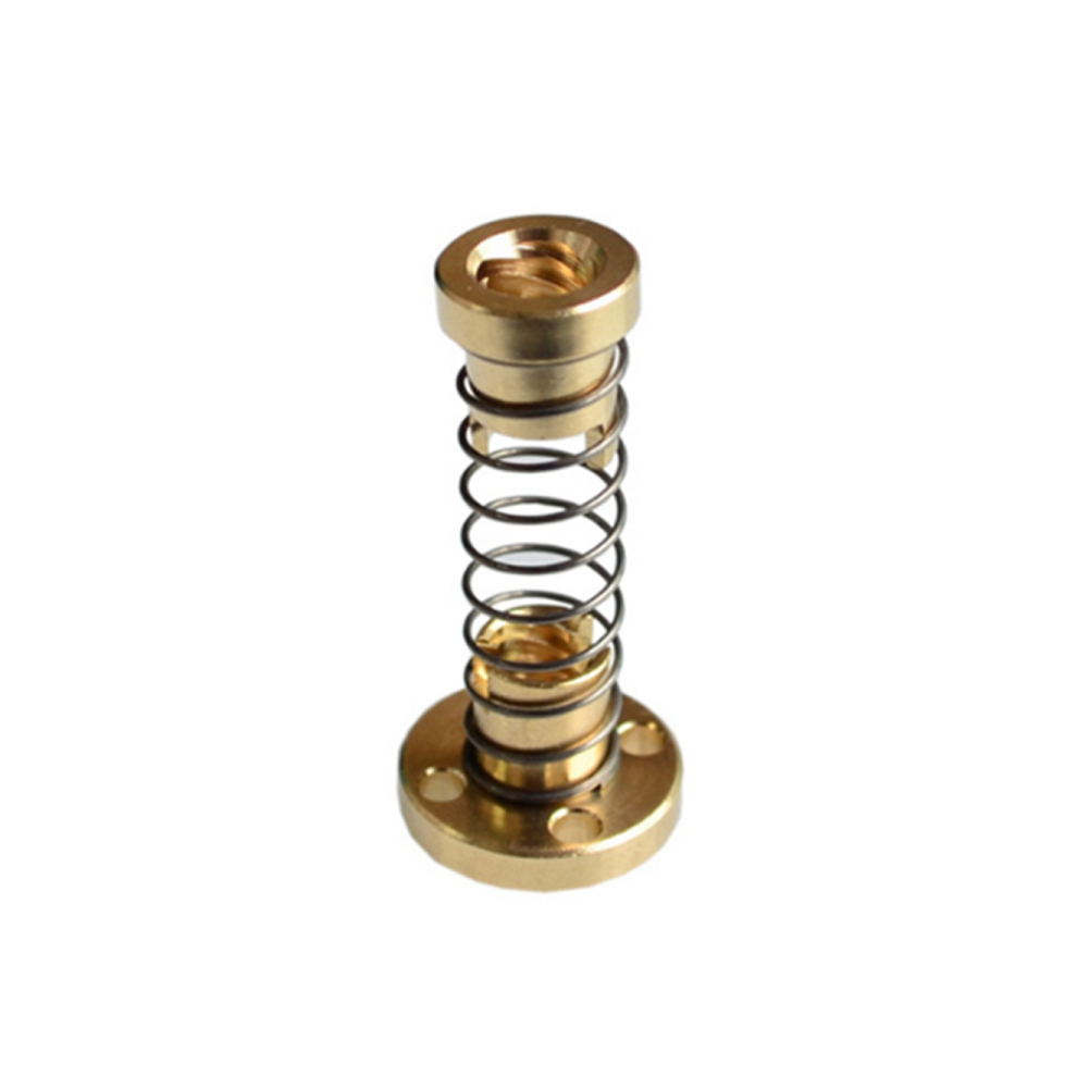 2-Pack Cr10 Z Axis T8 Anti Backlash Spring Loaded Nut Elimination Gap Brass Nuts For Upgrade - Cn 766261493219