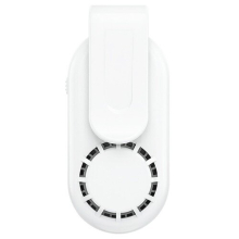 Mini ventilador portátil USB para mascarillas, con clip para mascarillas, para exteriores, transpirable y con flujo de aire en el interior.