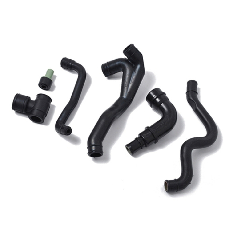 6 Pcs Car Engine Crankcase Breather Pipe Hose Tube Kit 06A103213af 06A103221ah 06A103221af For Audi / Volkswagen 6913664867084
