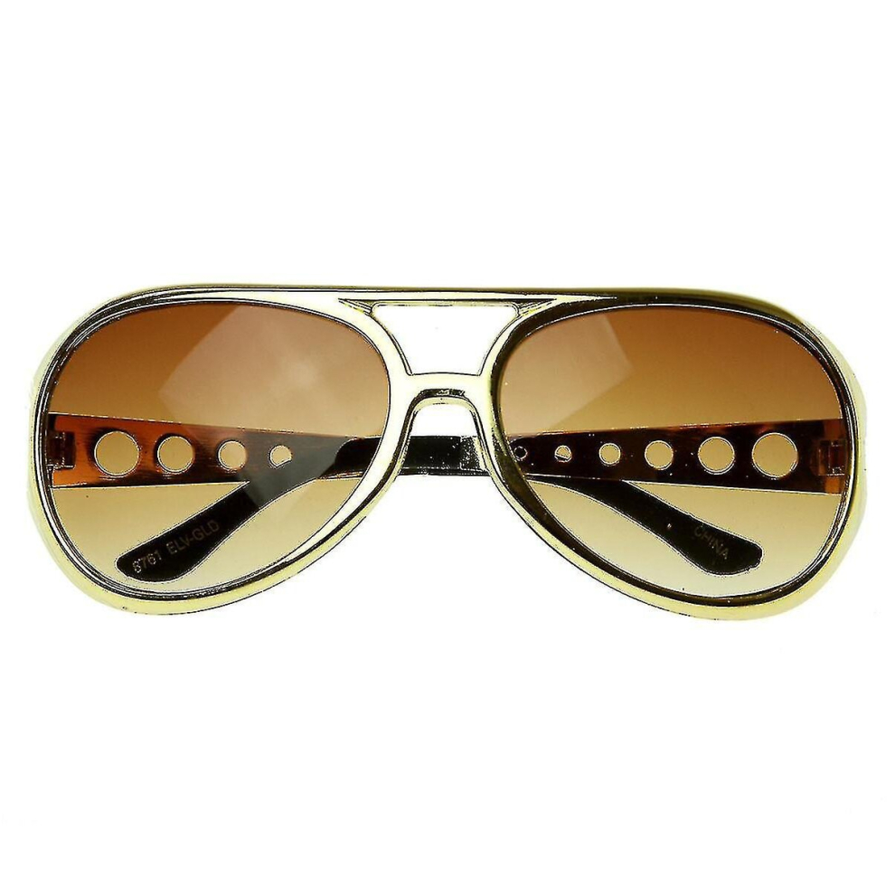Large Elvis King Of Rock Rock Roll Tcb Aviator Sunglasses Not,Specified