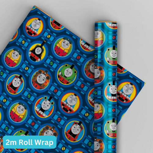 Thomas The Tank Engine Wrapping Paper 2m Roll Wrap on OnBuy