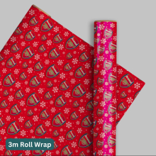 Arsenal FC Christmas Wrapping Paper 3m Roll - Football Gift Wrap ASX05