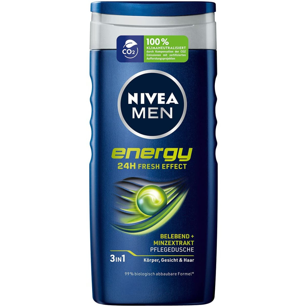 Nivea For Men Energy 2 in 1 Shower Gel 250ml