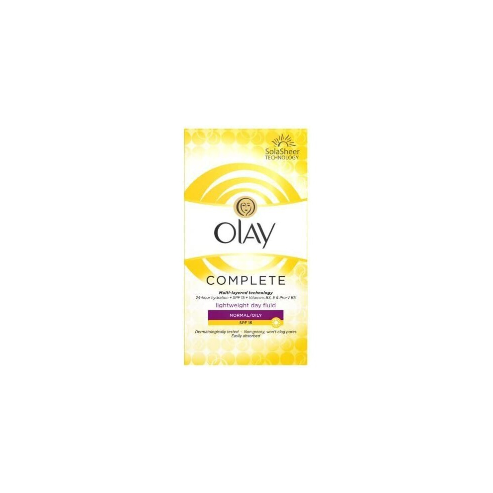 Olay SPF15 Complete Lightweight 3-in-1 Moisturiser Day Fluid 100ml