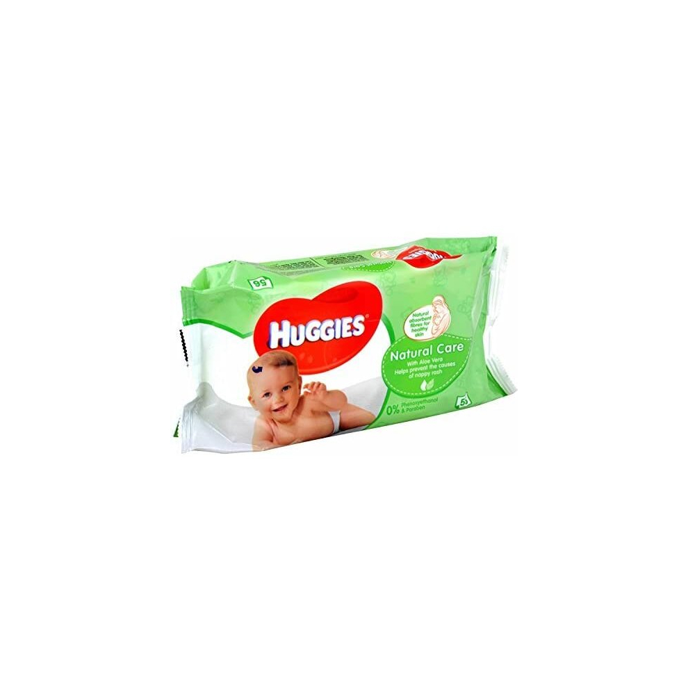 Huggies Natural Care Baby Wipes aloe vera