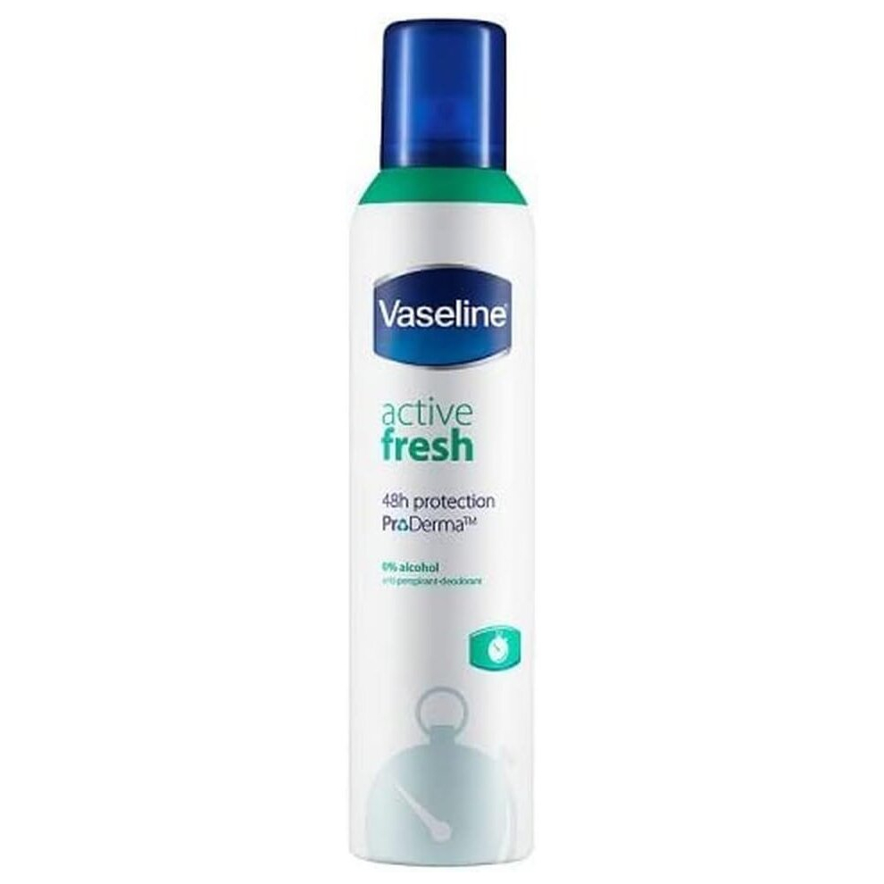 Vaseline Anti-Perspirant Aerosol Deodorant Active Fresh  250ml