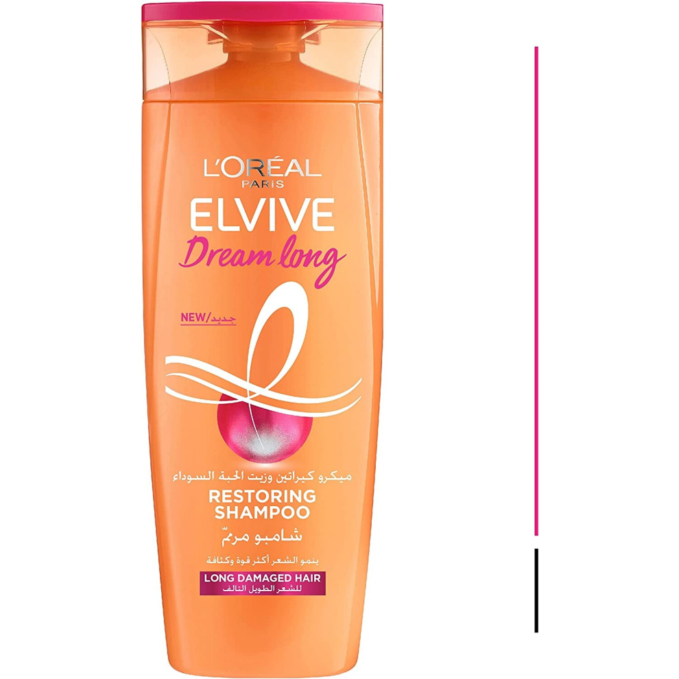 Loreal Paris Elvive Dream Lengths Long Hair Shampoo, 400 ml