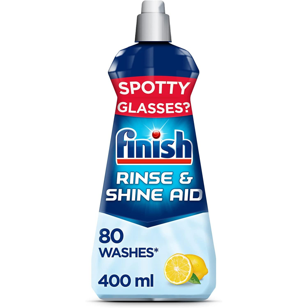 Finish Rinse Aid Shine Plus Dry Lemon, 400 ml