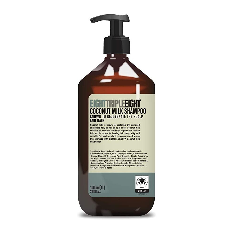 Eight Triple Eight Coconut Milk Shampoo 1000ml