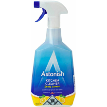 Astonish Zesty Lemon Kitchen Cleaner, Cuts Through Grease and Grime, 750ml