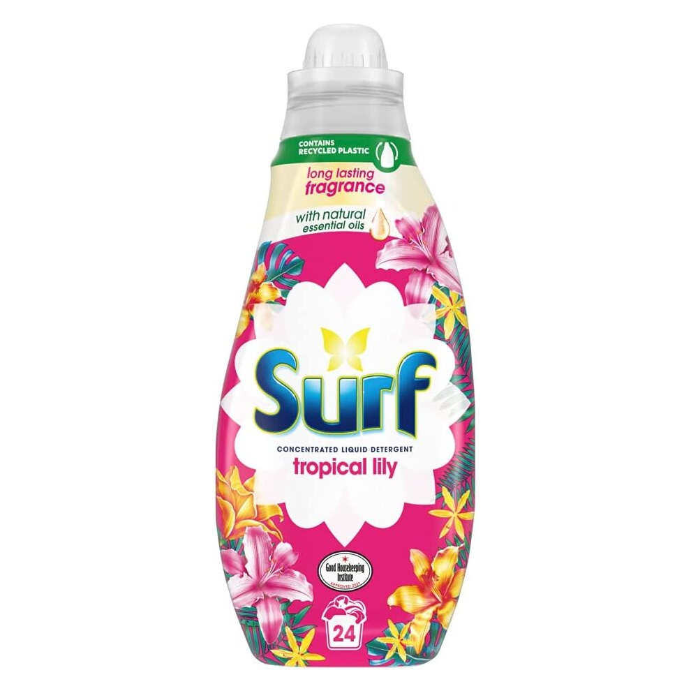 Surf Tropical Lily Laundry Liquid 24 Washes 648ml