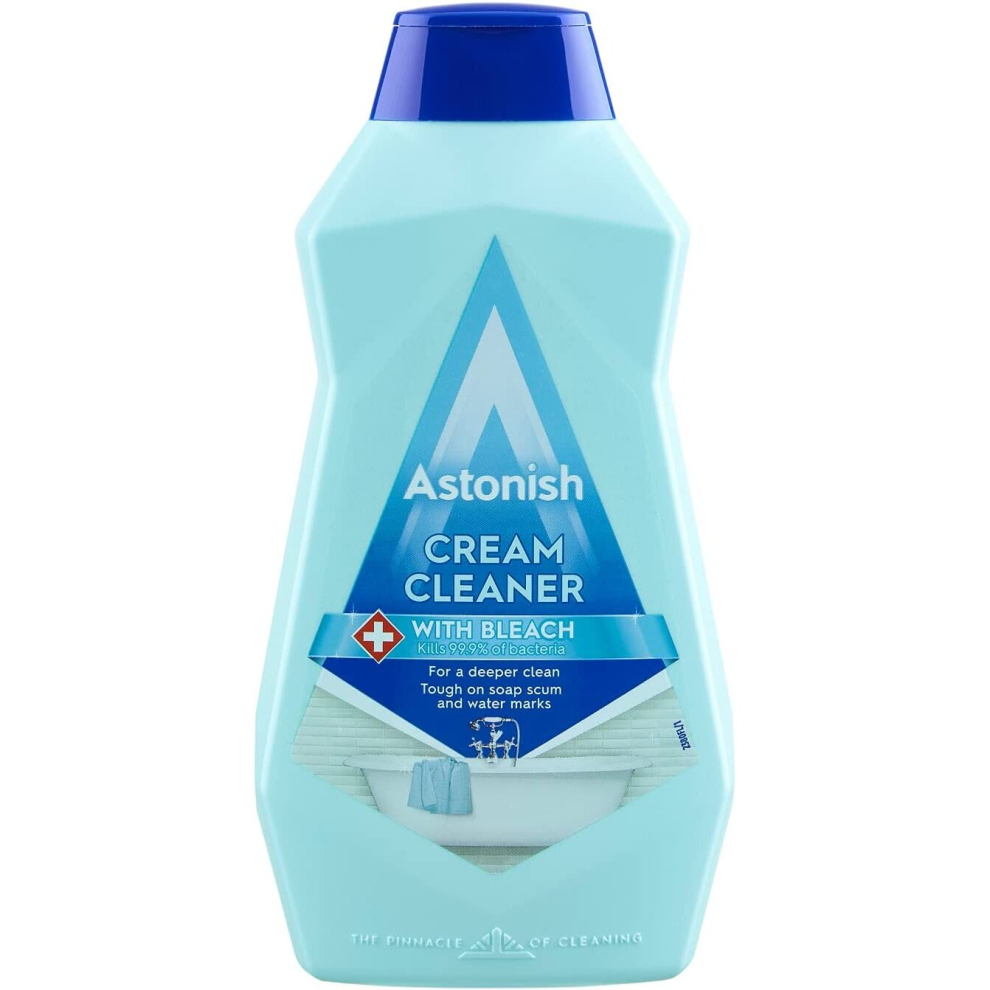 Astonish Bleach Cream Cleaner - Powerful Cleaning Action 550ML