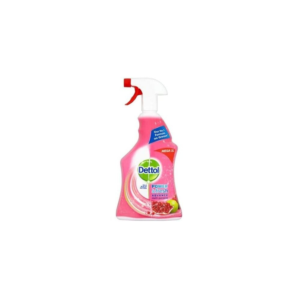 Dettol Power Fresh Pomegranate Antibacterial Multi Purpose Trigger Spray 1 Litre