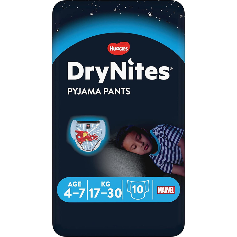 Huggies DryNites Boy 4-7 Years Pack of 10