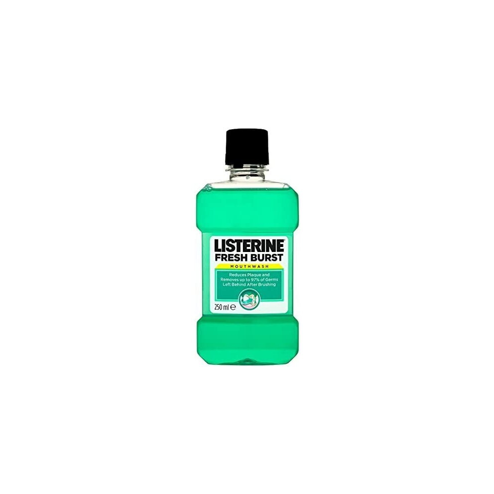 Listerine Fresh Burst Mouthwash, 250ml