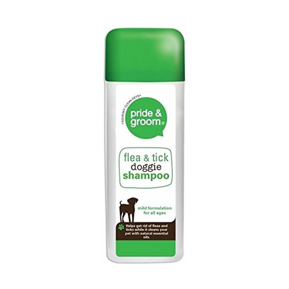 Pride & Groom Flea & Tick Dog Shampoo 300ml