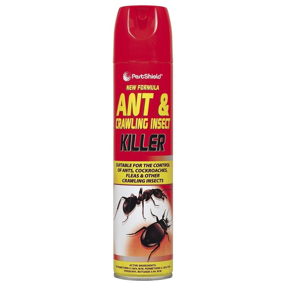 Pestshield Ant & Crawling Insect Killer Spray Can 300Ml