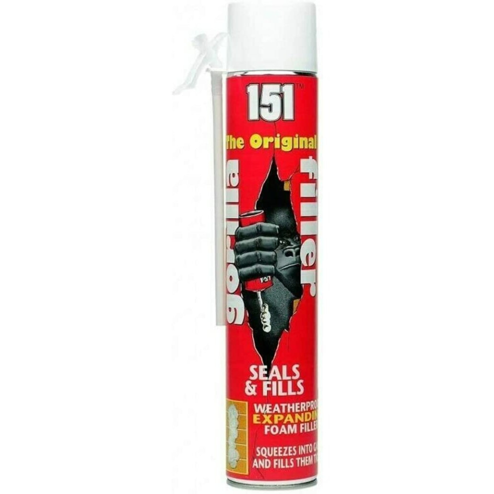 Gorilla Filler Weatherproof Expanding Foam Filler 750Ml 5056743094313