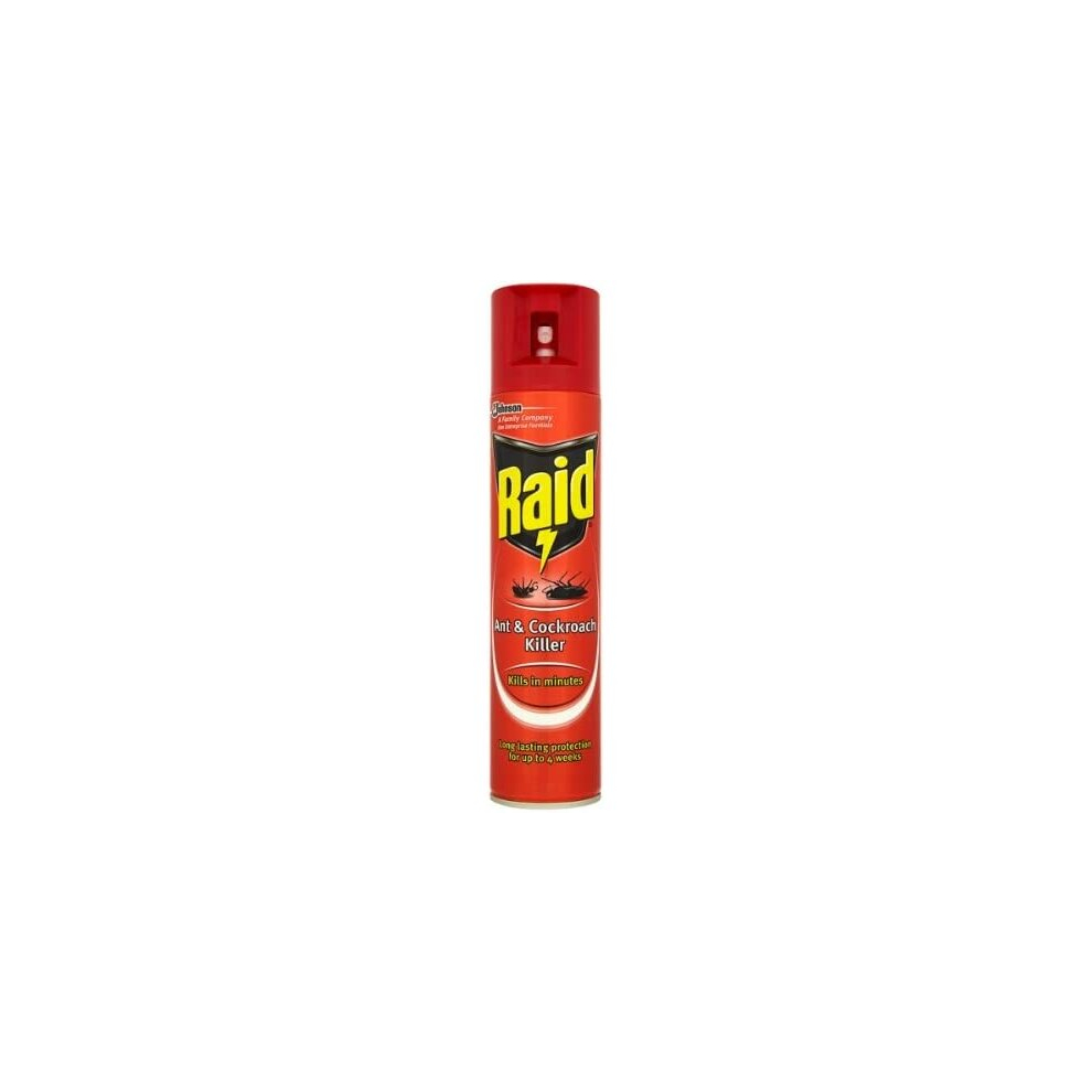 Raid Ant & Cockroach Killer 300 ml (Red Bottle)