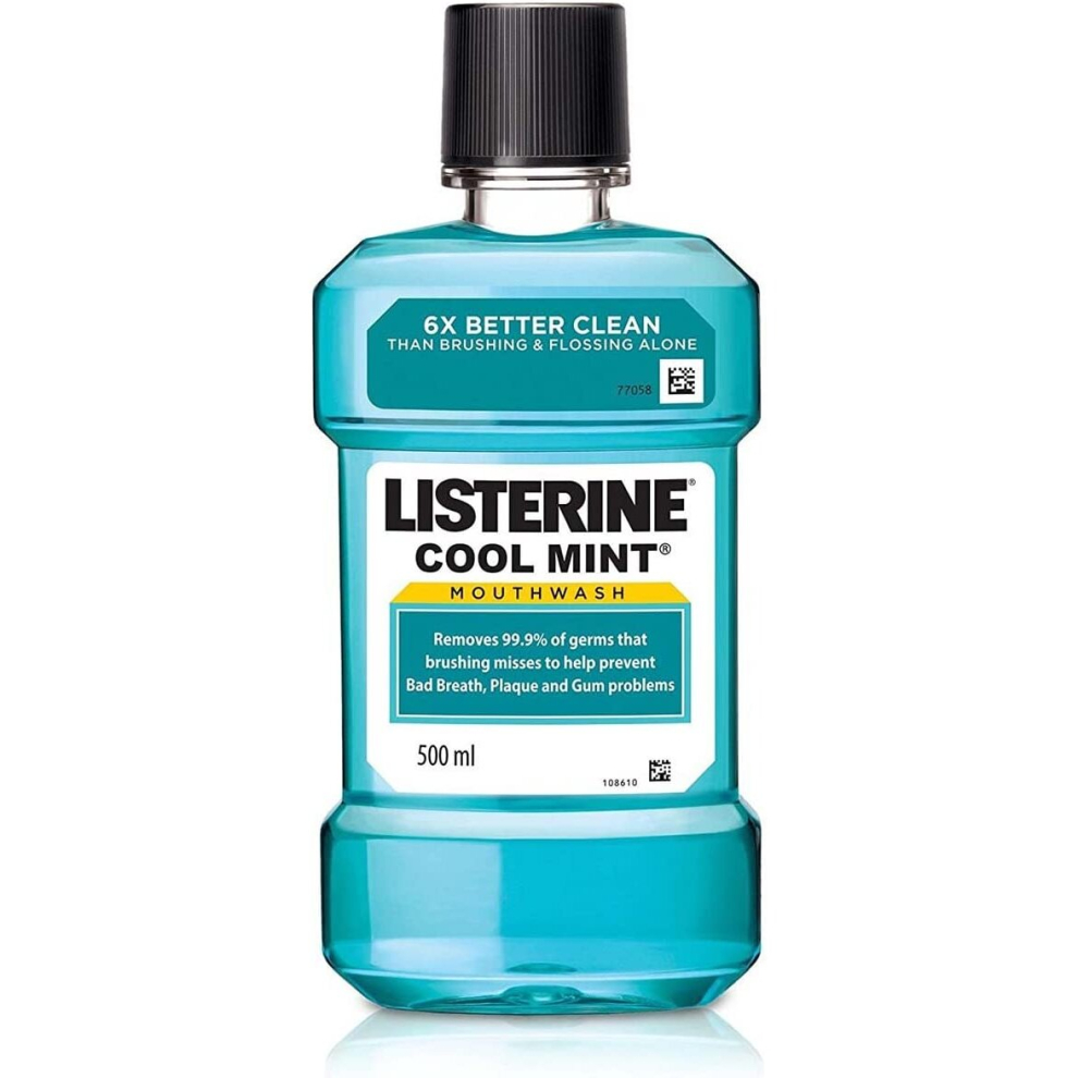 Listerine Antibacterial Mouthwash Cool mint, 500ml